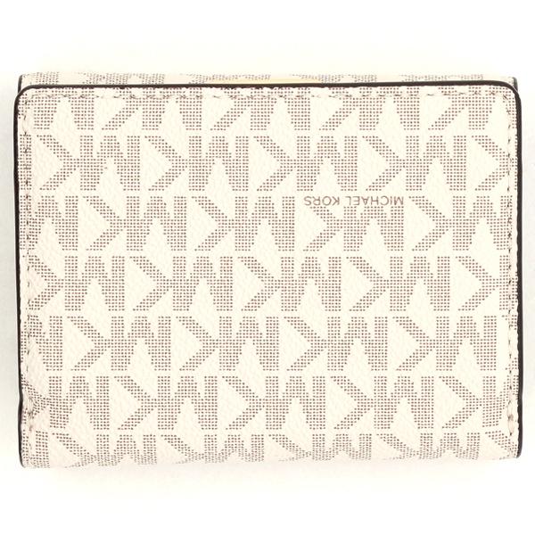 MICHAEL KORS マイケルコース コンパクトウォレット ホワイト 財布 セール】JET SET TRAVEL コンパクト ウォレット ミディアム - MK