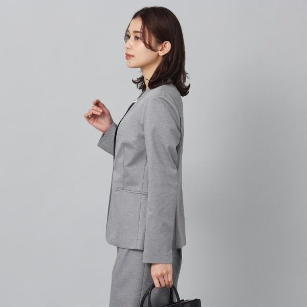 UNTITLED 【UVケア接触冷感ジャケット】カラーレスストレッチジャケット UNTITLED 【UVケア接触冷感ジャケット】カラーレスストレッチ