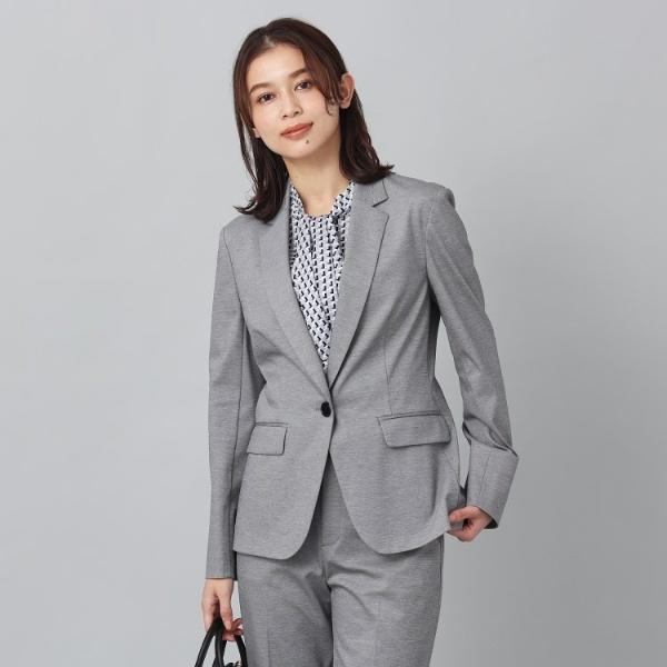 アンタイトル定番機能性スーツ/ストレッチ】カトレアジャージ テーラードジャケット UNTITLED（アンタイトル） 【定番機能性スーツストレッチ】カトレア