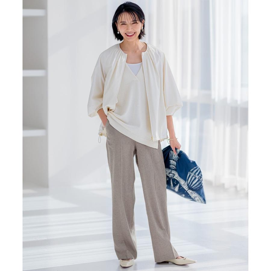 美品★23区　洗える　撥水加工　ナイロン2WAYストレッチ ブルゾン　サイズ30 23区｜【洗える/撥水加工】ナイロン2WAYストレッチ ブルゾン