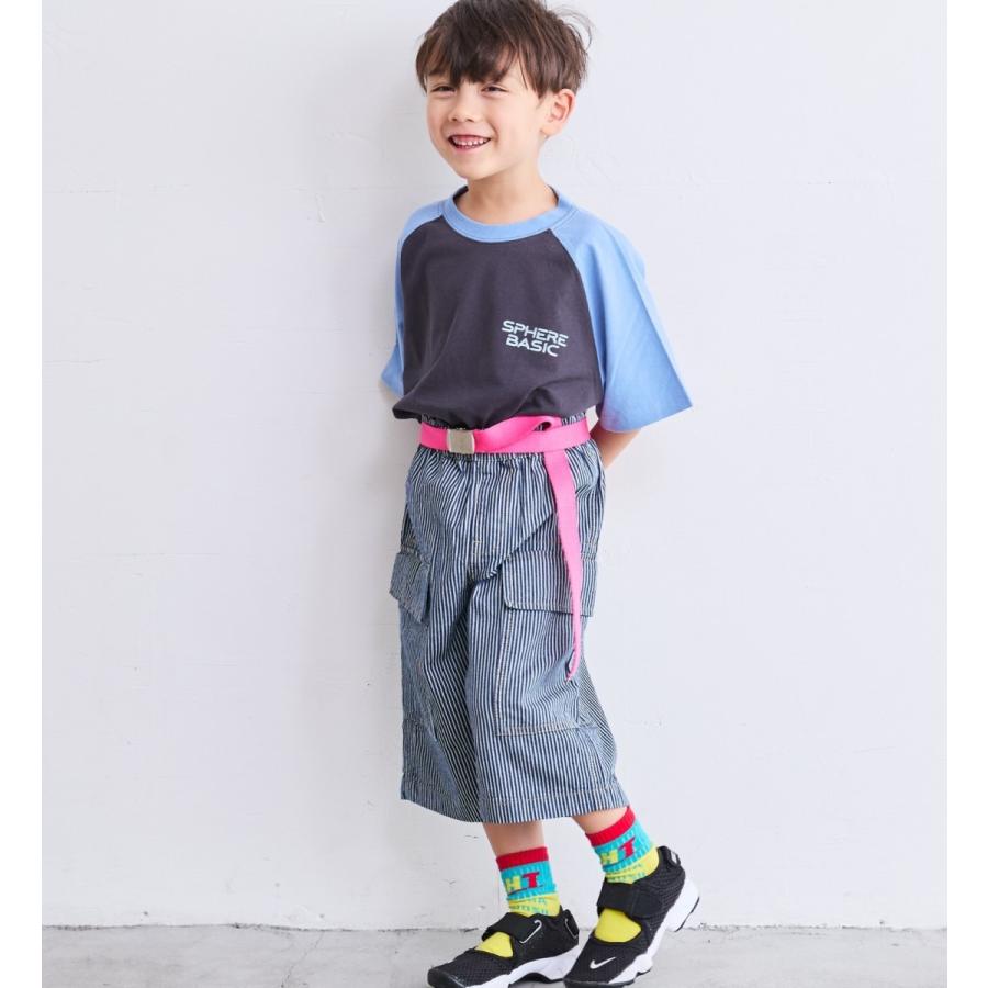 【COTTON from U.S.A】デニムフラップポケットクロップドパンツ（90〜150cm）｜0101marui｜05