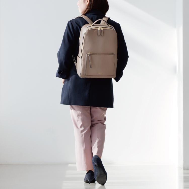 Jewelna Rose（ジュエルナローズ） リュック 本革 13.3インチPC A4収納