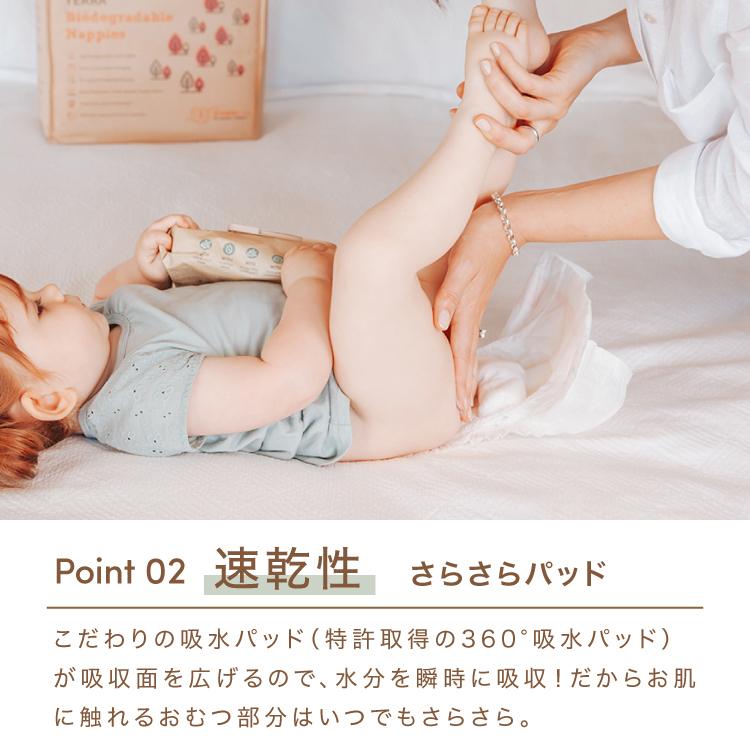 TERRA】 おむつ ベビーおむつ 紙おむつ テープ パンツ 紙オムツ