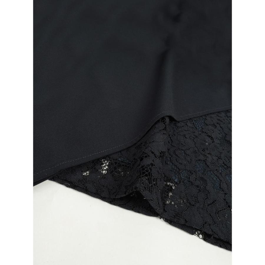 Rire fete（リルフェテ） ノットデザインレースパンツスーツ(Dark Navy