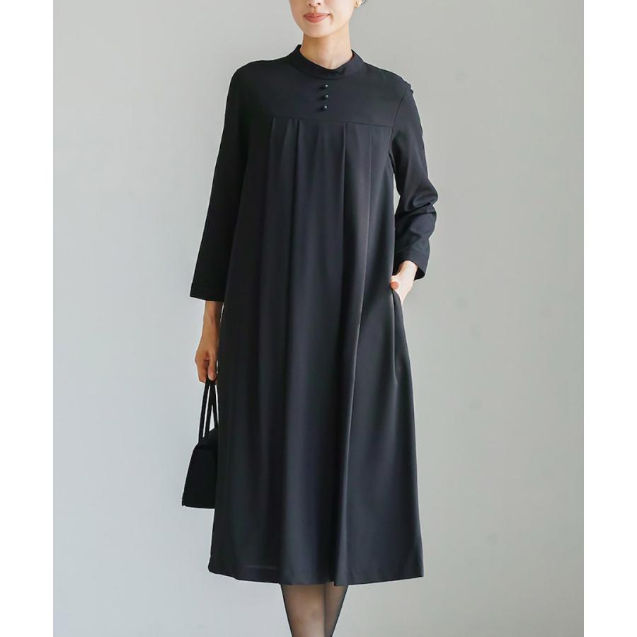 洗濯機可】【喪服・礼服 WEB限定】ブラックフォーマル ヨーク切り替え