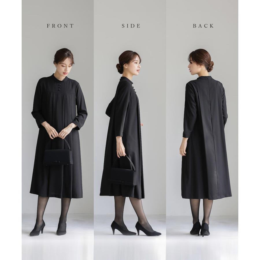 丸襟マロリーブラック　親子ワンピース 丸襟マロリーブラック 親子ワンピース 丸襟マロリーブラック