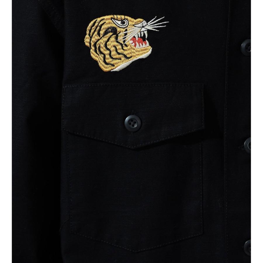 ユーティリティシャツ/ベトジャン刺繍 長袖（VIETNAM）｜0101marui｜12
