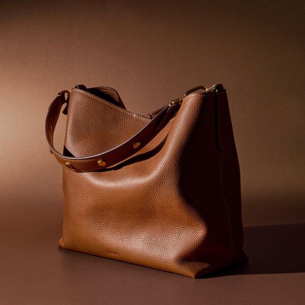 FOSSIL（フォッシル） 肩かけバッグ レディース レザー ブラウン