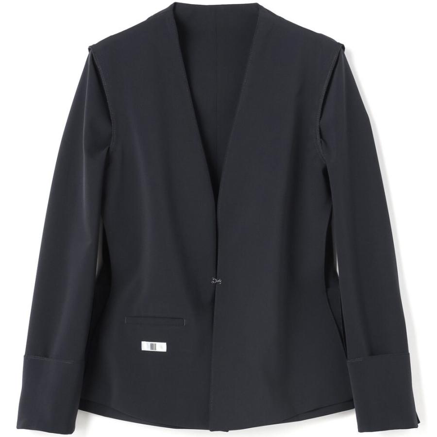 SUIT SELECT 【オールシーズン/お受験にも】洗えるノーカラー