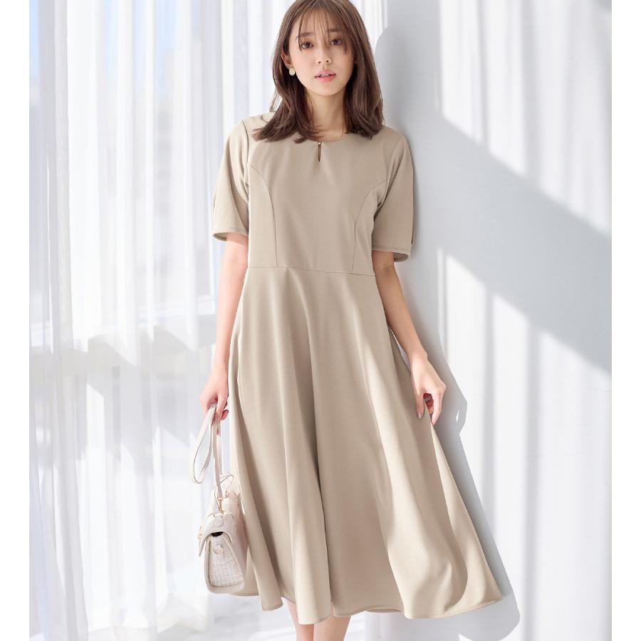 袖ファー切替Aラインワンピース CELFORD（セルフォード）の「◇裾ファー切替Aラインワンピース