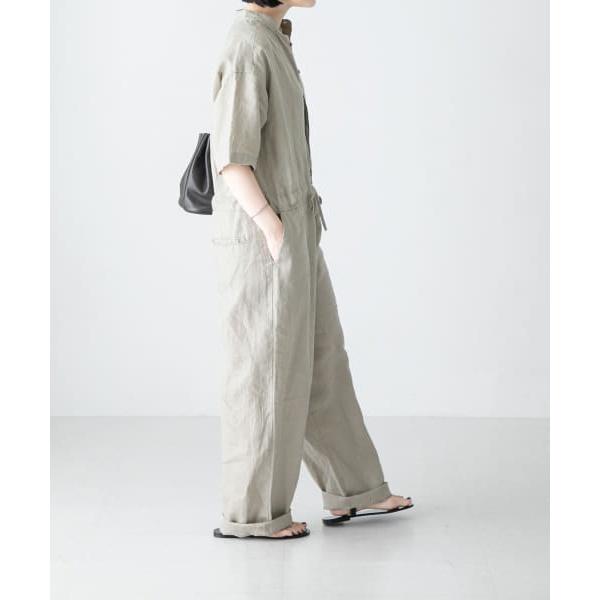 かぐれ リネンハーフスリーブオールインワン : マルイ(丸井)Yahoo!店