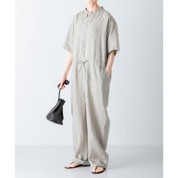 かぐれ リネンハーフスリーブオールインワン : マルイ(丸井)Yahoo!店
