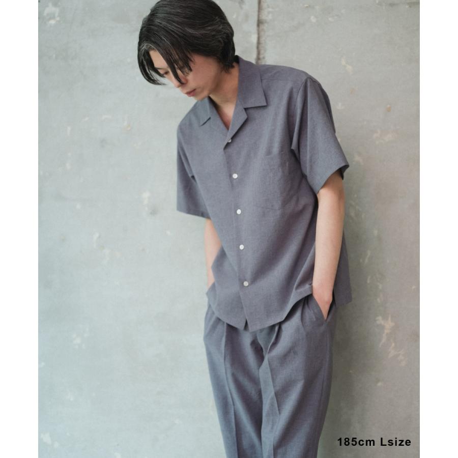 【美品】アダムエロペ リランチェ セットアップ Mサイズ ダークグレー ADAM ET ROPE'（アダムエロペ） セットアップ 「RIRANCHA」サマー