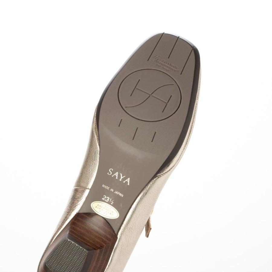 SAYA（サヤ） 24春夏新作フラットボロネーゼ製法本革メリージェーン