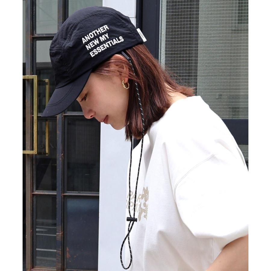 ANME エンブロイダリー ロゴ UV 接触冷感 ナイロンキャップ アンメ