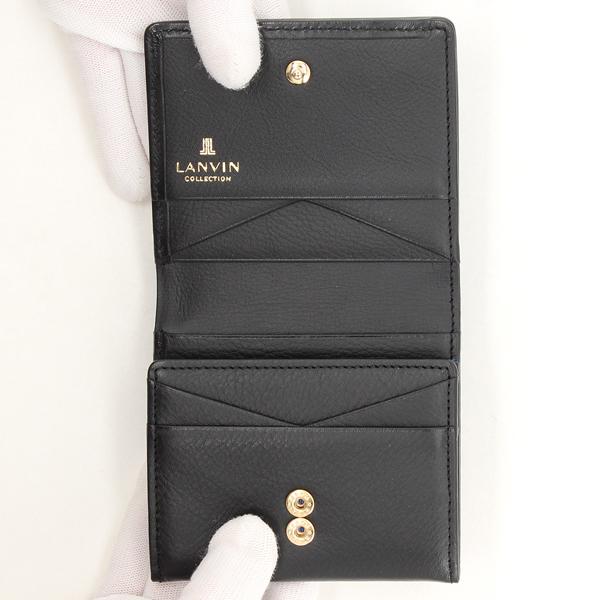 【新品】ランバンコレクション クロワゼパース 二つ折り財布 グリーン ランバン コレクション LANVIN COLLECTION 二つ折り財布【クロワゼ