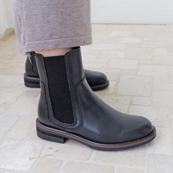 MODE KAORI（モードカオリ） 【3E】サイドゴアミドルブーツ/6713