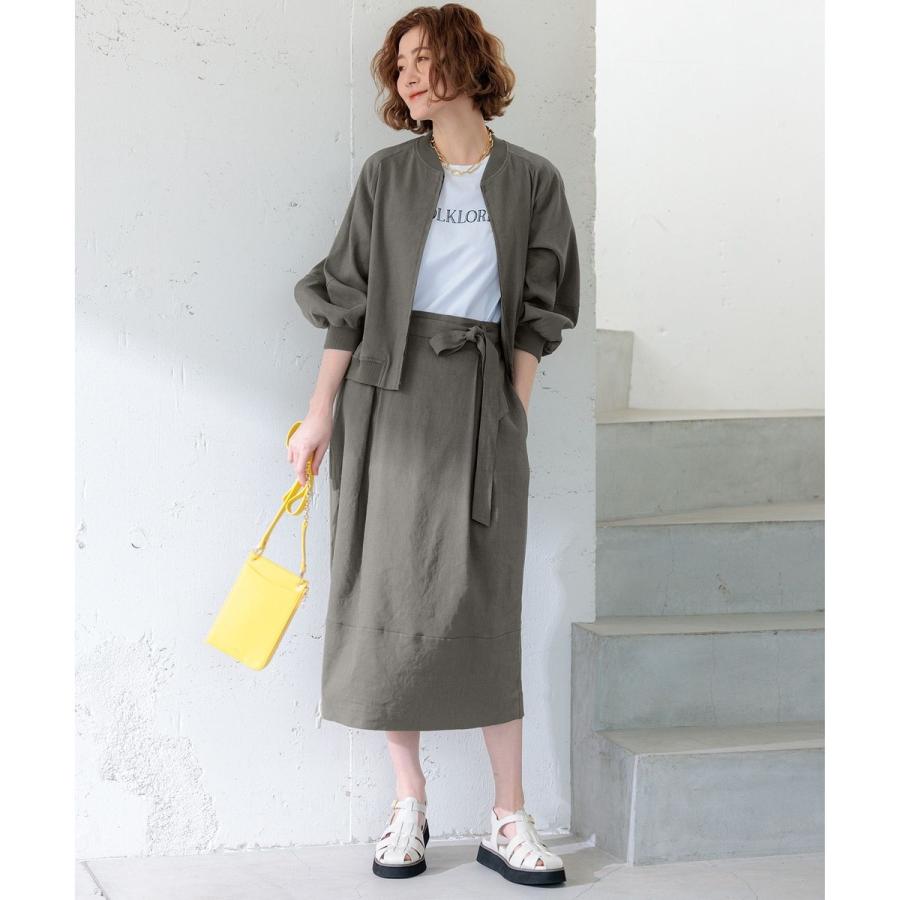 23区　CLASSY掲載　洗えるリネンレーヨンストレッチ ブルゾン 23区 【CLASSY.6月号掲載/洗える】リネンレーヨンストレッチ
