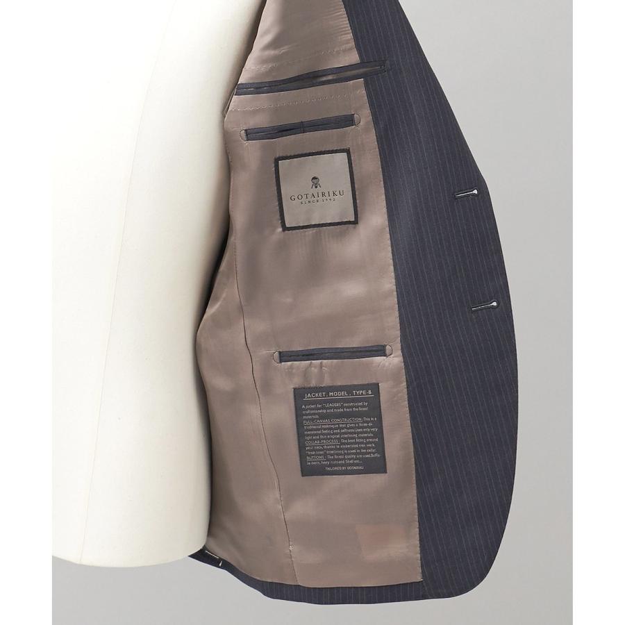 【Ermenegildo Zegna】TRAVELLER　スーツ（ライトグレーストライプ）の画像