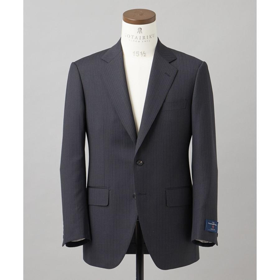 【Ermenegildo Zegna】TRAVELLER　スーツ（ライトグレーストライプ）の画像