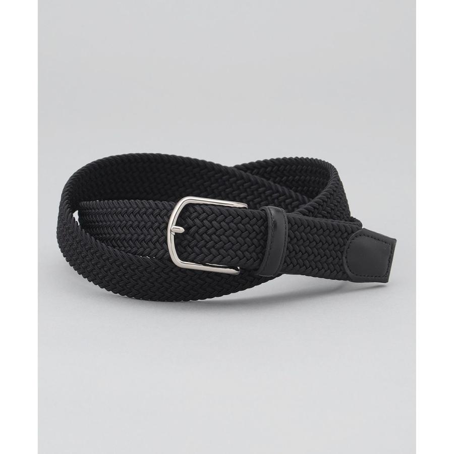 ゴムメッシュ レザーコンビベルト