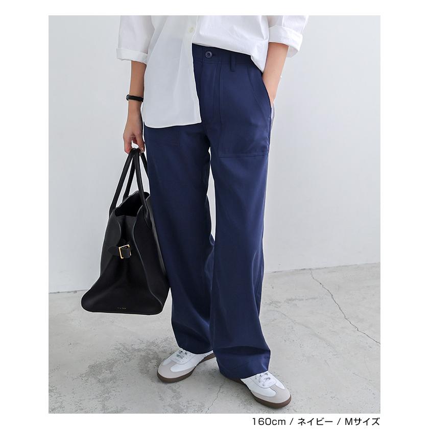 とろみ ベイカー パンツ evernavy エバーネイビー : マルイ(丸井)Yahoo