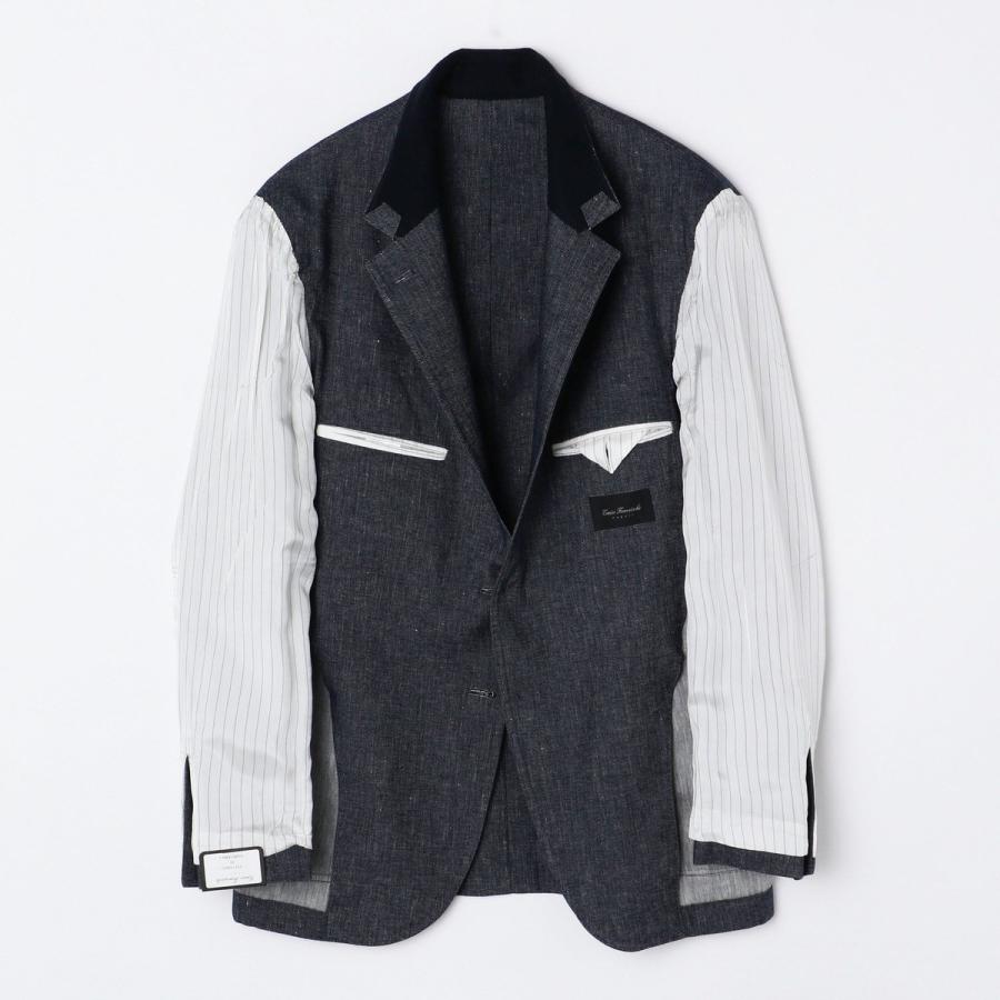 errico formicora デニムテーラードジャケット SHIPS 【SHIPS別注】Errico Formicola: リネン混 デニム