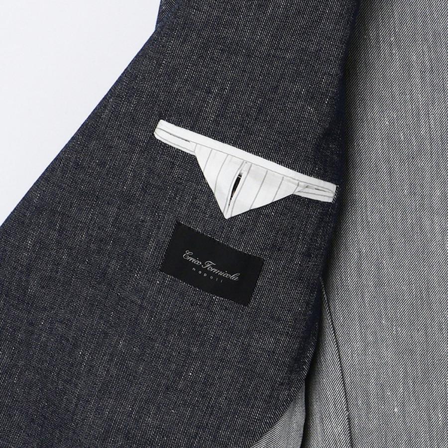 errico formicora デニムテーラードジャケット SHIPS 【SHIPS別注】Errico Formicola: リネン混 デニム