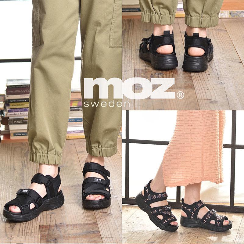 moz（モズ） 【25春夏新作】moz ベルクロ コンビ スポーツサンダル
