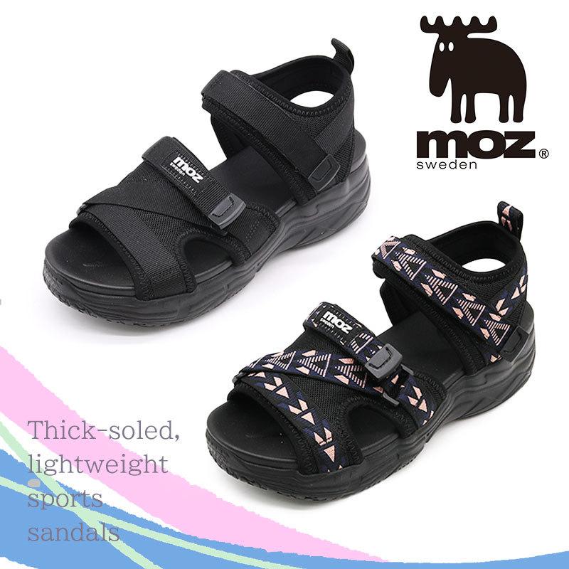 moz（モズ） 【25春夏新作】moz ベルクロ コンビ スポーツサンダル