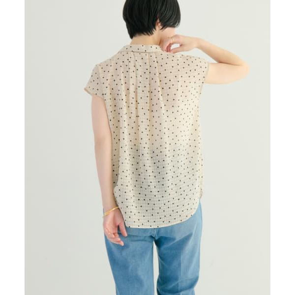 【予約】『MADE IN JAPAN』 ドットプリントオープンカラーシャツ｜0101marui｜20