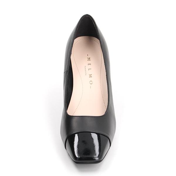 MELMO（メルモ） スクエアトゥトゥーキャップパンプス : マルイ(丸井