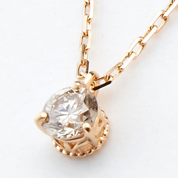 agete（アガット） K18ダイヤモンドネックレス（0.1ct） : マルイ(丸井