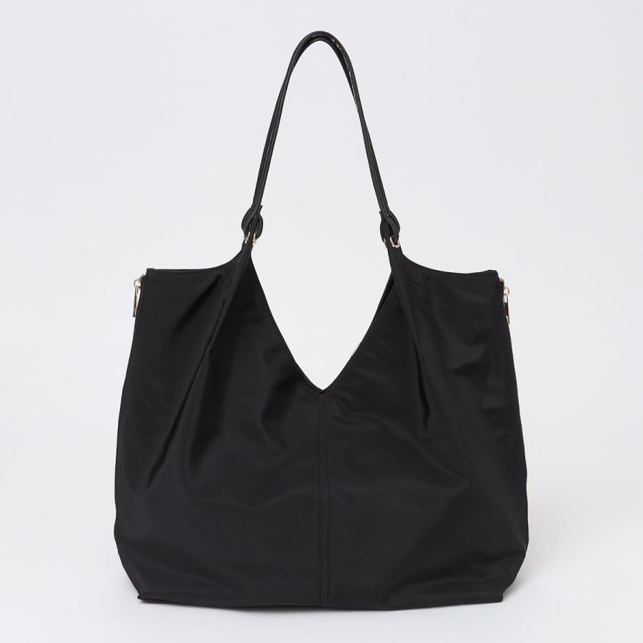 quaranciel quaranciel: Vカット サイドファスナー トートバッグ（A4