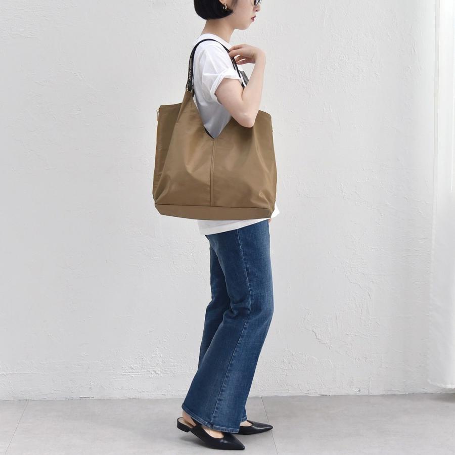 quaranciel Vカット サイドファスナー トートバッグ（A4対応