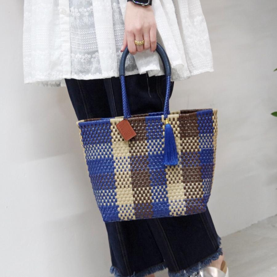 ウーヴン(WOVEN) / メキシコ製 エブリデイトートメルカドバッグ かご
