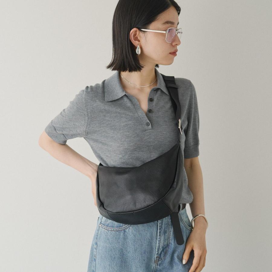 russet ＜SNS人気商品！＞ソフトレザーラウンドショルダーバッグ(CE 