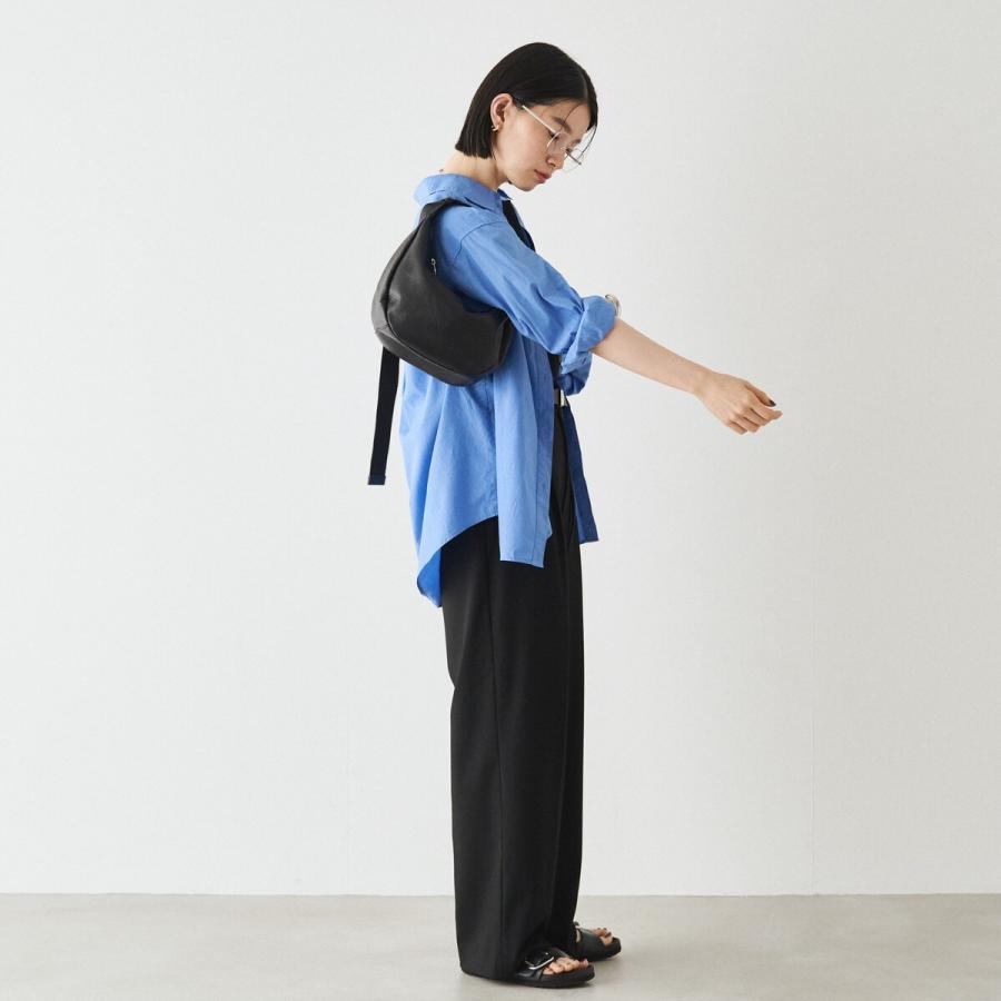 ソフトレザーラウンドショルダーバッグ〈UNISEX〉(CE-1326)の画像