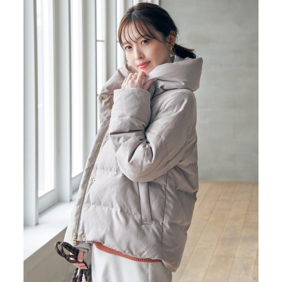 【親子コーデ】細コール洗えるダウンジャケット