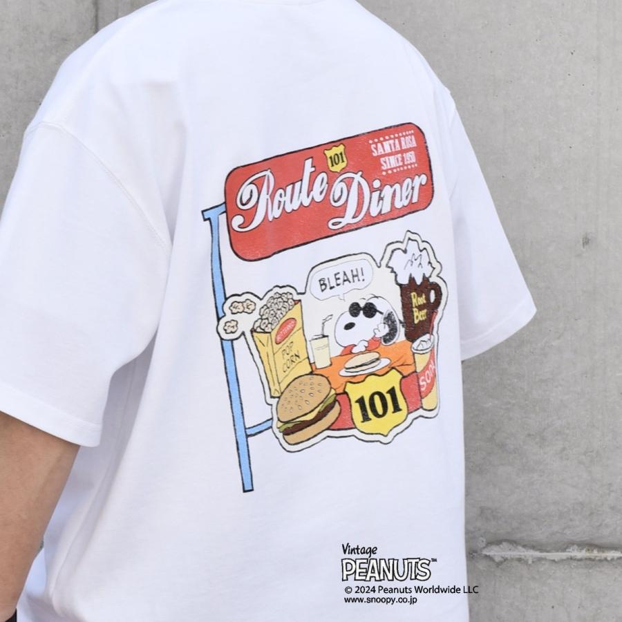 SHIPS any: SNOOPY コラボ カルチャー グラフィック バック プリント Tシャツ◆｜0101marui｜04