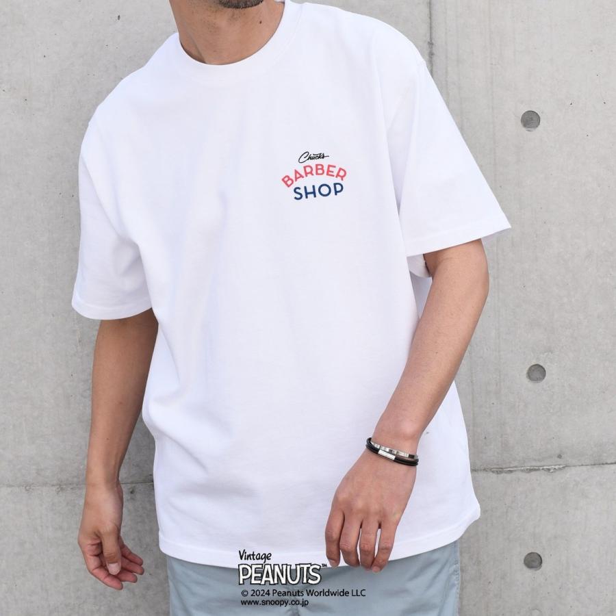 SHIPS any: SNOOPY コラボ カルチャー グラフィック バック プリント Tシャツ◆｜0101marui｜08