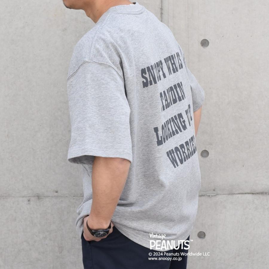 SHIPS any: SNOOPY コラボ グラフィック バック プリント Tシャツ◆｜0101marui｜17