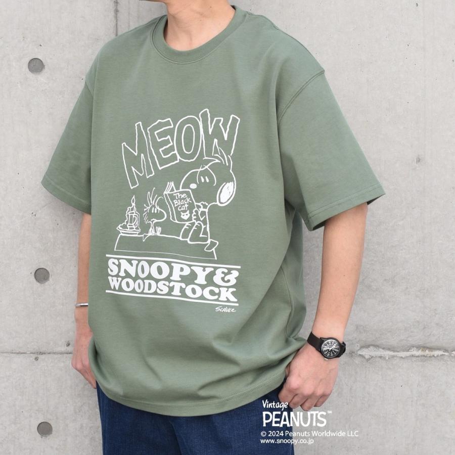 SHIPS any: SNOOPY コラボ グラフィック バック プリント Tシャツ◆｜0101marui｜05