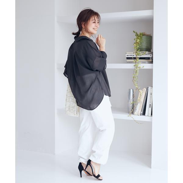 【三尋木奈保コラボ】INEDシアーシャツ 三尋木奈保コラボ》品ありリッチシアーシャツ