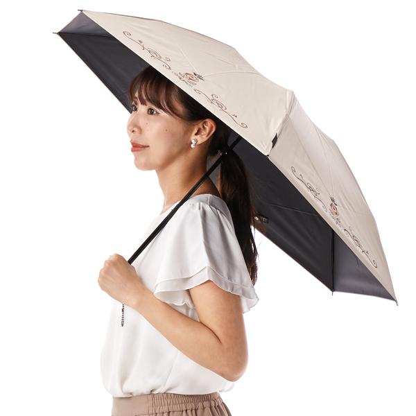 ANNA SUI（アナスイ） 多色顔料プリント 晴雨兼用傘（折りたたみ・ミニ