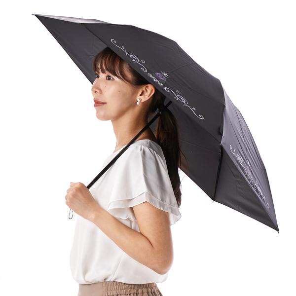 ANNA SUI（アナスイ） 多色顔料プリント 晴雨兼用傘（折りたたみ・ミニ