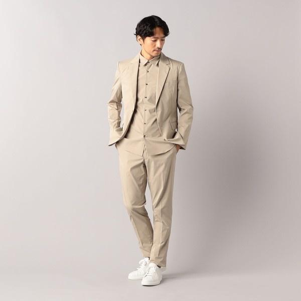 【美品】コムサメン　シアサッカー　セットアップ　スリーピース COMME CA MEN（コムサメン） 【セットアップ対応可】シアサッカー