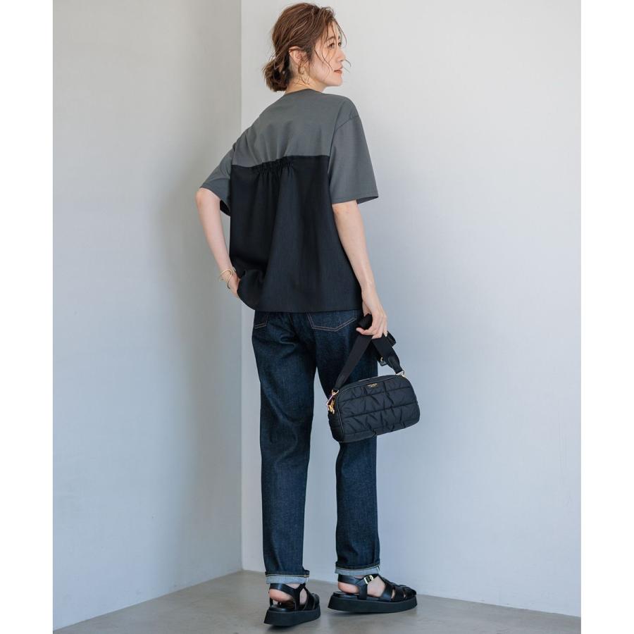 専用今期【洗える】スムースデザイン コンビ カットソー　38号 23区｜【WEB限定カラーあり/洗える】スムースデザイン コンビ