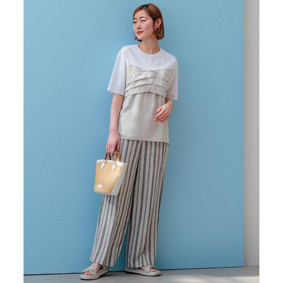 23区 【WEB限定カラーあり/洗える】スムースデザイン コンビ