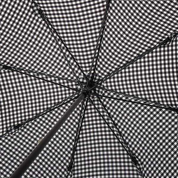 agnes b.（アニエスベー） ギンガムチェック先染め雨傘（長傘